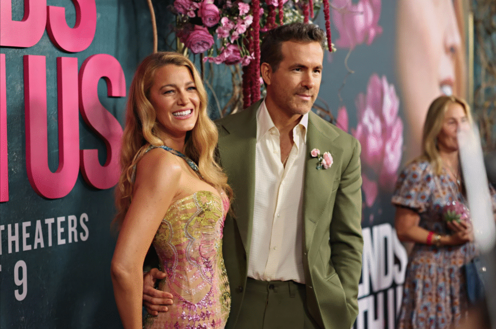 Blake Lively with husband Ryan Reynolds